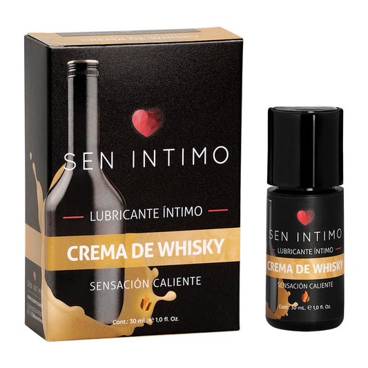 Lubricante Íntimo Crema de Whisky Sensación Caliente x 30 ml Sen Íntimo